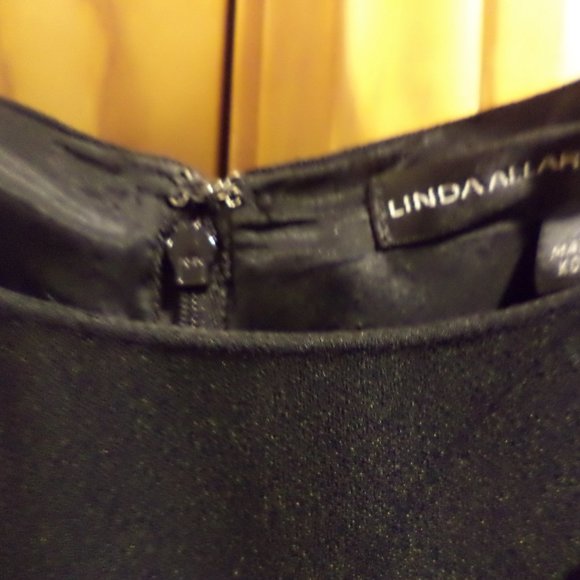 LINDA ALLARD ELLEN TRACY Little Black Dress~Princess Style~Lined-Size:12 NWT$255 - Picture 11 of 12